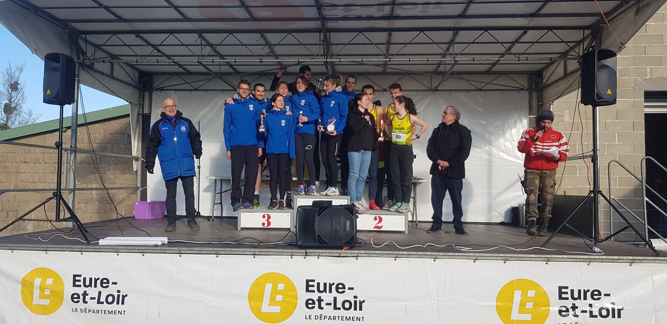 Podium relais élite