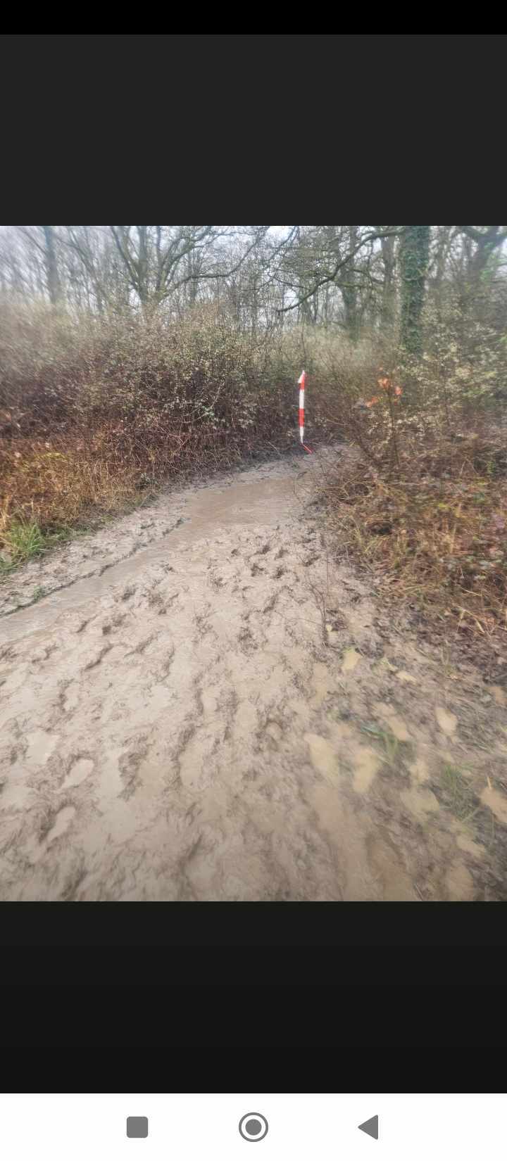 Trail Auffargis boue